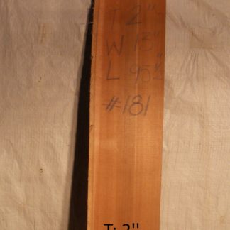 Western Red Cedar 2 in X 13 in X 8'