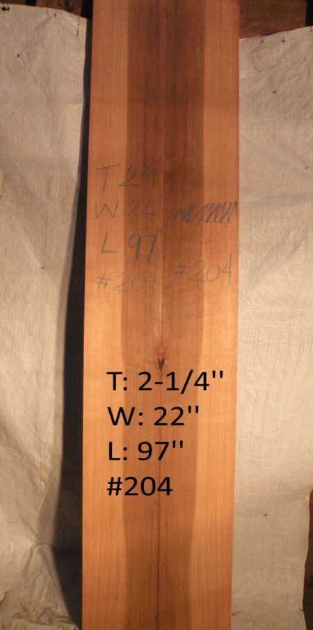 Western Red Cedar 2.25 in X 22 in X 8'