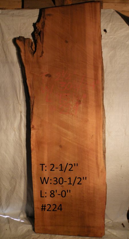 Western Red Cedar 2.5 in X 30 in X 8'